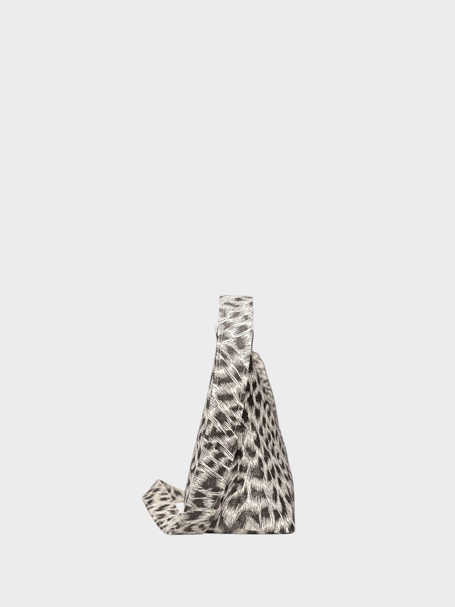 Leopard Print Vegan Leather Shoulder Bag