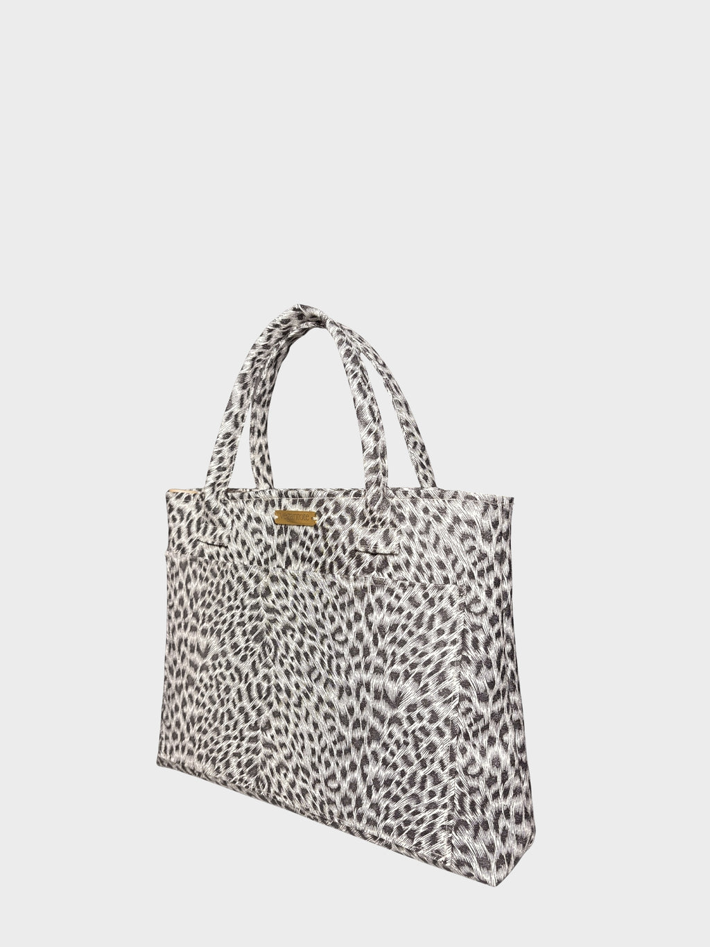 Leopard Print Vegan Leather Handbag