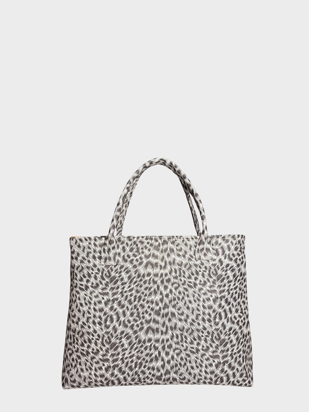 Leopard Print Vegan Leather Handbag