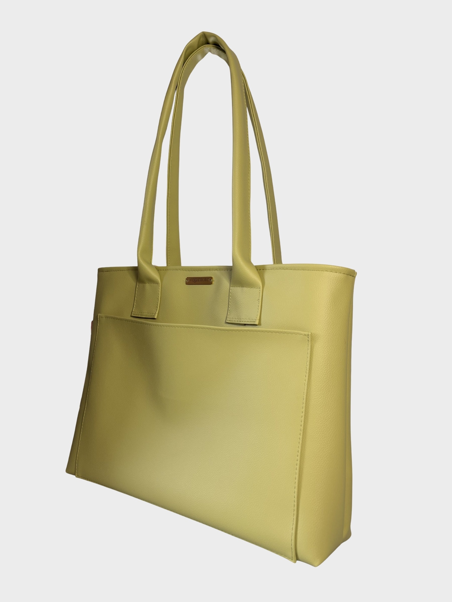 Olive Mist Vegan Leather Tote Bag