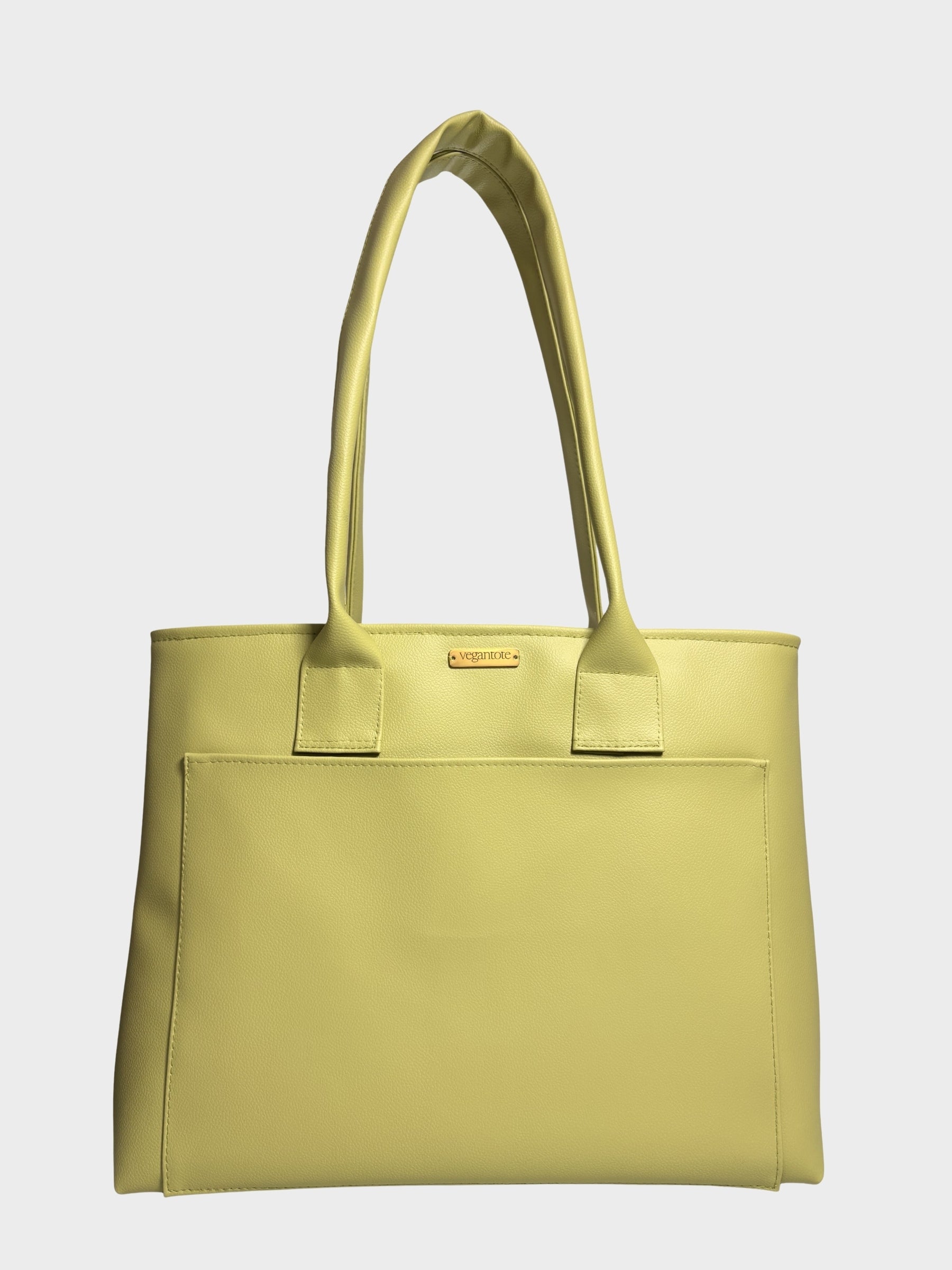 Olive Mist Vegan Leather Tote Bag
