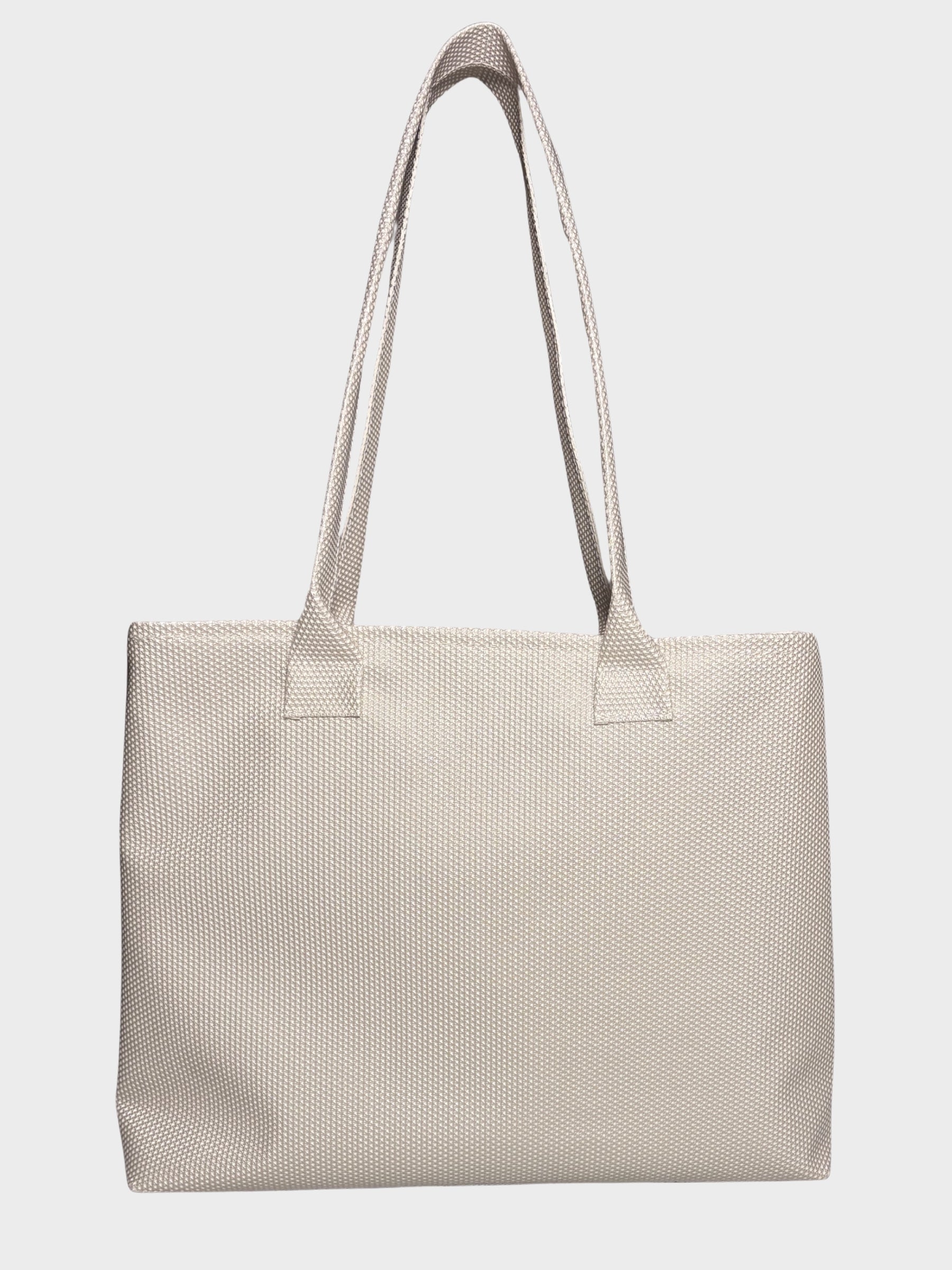 White Swan Vegan Leather Tote Bag